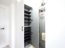 【神奈川県/川崎市宮前区けやき平】コスモ宮前平 玄関：リフォーム中