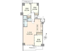 【神奈川県/川崎市宮前区けやき平】コスモ宮前平 間取り図