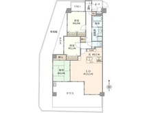 【神奈川県/横浜市緑区三保町】リブゼ横浜ブライトスクエア 間取り図