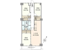【神奈川県/横浜市青葉区榎が丘】サンマンション青葉台ガーデン 間取り図
