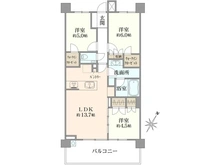 【神奈川県/横浜市青葉区桜台】プロミライズ青葉台 C棟 間取り図