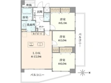 【神奈川県/横浜市青葉区桜台】ミオカステーロ青葉台 間取り図