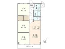 【神奈川県/横浜市青葉区藤が丘】ブラッサムコーポ藤が丘 間取り図
