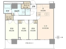 【神奈川県/横浜市神奈川区鶴屋町】THE YOKOHAMA FRONT TOWER 間取り図