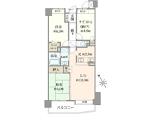 【神奈川県/川崎市多摩区宿河原】向ヶ丘遊園東ガーデンハウス弐番館 間取り図