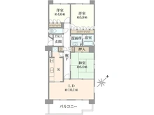 【神奈川県/横浜市緑区中山】グランドメゾン中山 間取り図
