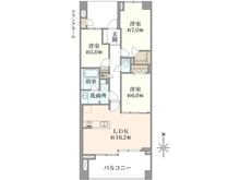 【神奈川県/横浜市青葉区藤が丘】グランソルシオン藤が丘 間取り図
