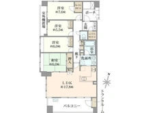 【神奈川県/横浜市神奈川区新子安】ライオンズ横濱アリーナヒル 間取り図
