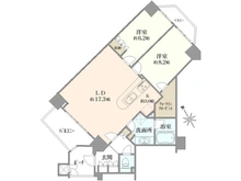 【神奈川県/横浜市瀬谷区五貫目町】マークスプリングスメゾン B棟 間取り図