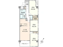 【神奈川県/横浜市都筑区荏田南】レフィーズ荏田 間取り図