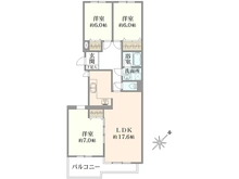 【神奈川県/横浜市鶴見区東寺尾】東寺尾ヒルズ84 E棟 間取り図