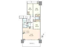 【神奈川県/横浜市青葉区つつじが丘】ドレッセ青葉台 間取り図