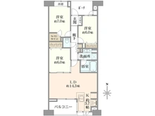 【神奈川県/横浜市青葉区藤が丘】グランソルシオン藤が丘 間取り図