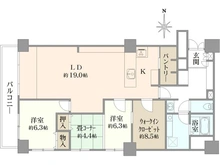 【東京都/文京区大塚】日商岩井音羽マンション 間取り図