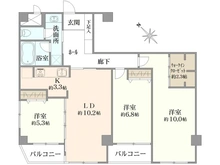 【東京都/文京区音羽】東急ドエル・アルス音羽 間取り図