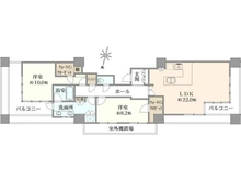 【東京都/文京区小石川】THE TOWER KOISHIKAWA 間取り図