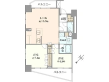 【東京都/文京区小石川】プレシス文京小石川　静穏の杜 間取り図