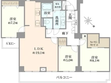 【東京都/文京区小石川】ヴェラハイツ小石川 間取り図