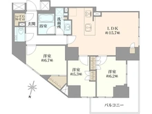 【東京都/文京区小石川】ザ・パークハウス小石川後楽園 間取り図