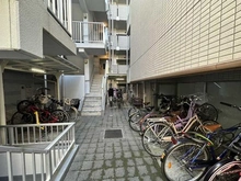 【東京都/文京区小石川】パルテール小石川五丁目 駐輪場