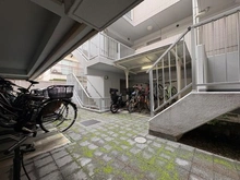 【東京都/文京区小石川】パルテール小石川五丁目 駐輪場