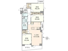 【東京都/文京区小石川】パルテール小石川五丁目 間取り図