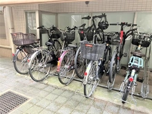 【東京都/文京区小石川】パルテール小石川五丁目 駐輪場