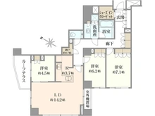 【東京都/文京区小石川】プラウド小石川 間取り図