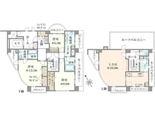 【東京都/文京区春日】コア伝通院ロイヤル 間取り図