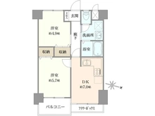 【東京都/文京区音羽】インペリアル音羽フラット 間取り図