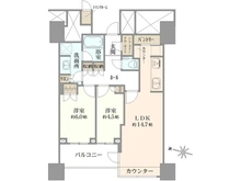 【東京都/文京区小石川】パークコート文京小石川ザタワー 間取り図