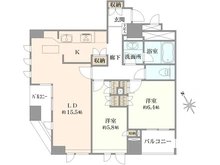 【東京都/文京区関口】サンウッド目白台 間取り図