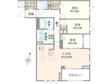 【東京都/文京区小日向】ザ・パークハウス小日向 間取り図