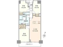 【東京都/文京区目白台】フェアロージュ目白台 間取り図