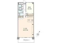 【東京都/渋谷区初台】初台パークサイドハイツ 間取り図