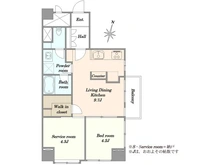 【東京都/千代田区平河町】ライオンズマンション半蔵門 間取り図
