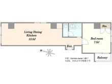 【東京都/千代田区平河町】ライオンズマンション平河町K 間取り図