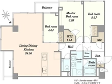 【東京都/港区赤坂】ハイツ赤坂 間取り図