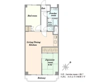 【東京都/品川区西大井】西大井ダイヤマンション 間取り図