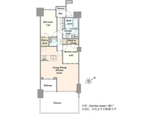 【東京都/港区赤坂】ミッドガーデン赤坂氷川 間取り図