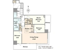 【東京都/中央区晴海】パークタワー晴海 間取り図