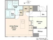 【東京都/千代田区九段南】ビラハイツ北の丸 間取り図