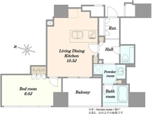【東京都/千代田区麹町】ザ千代田麹町タワー 間取り図