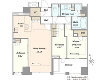 【東京都/千代田区三番町】ザ・パークハウスグラン三番町 間取り図