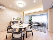 【東京都/千代田区九段南】マートルコート麹町 リビング・ダイニング：※家具・調度品は販売価格に含まれておりません
（右）洋室