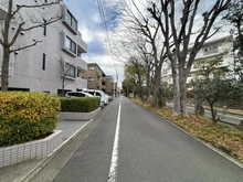 【東京都/目黒区東が丘】ノトス目黒東が丘 前面道路