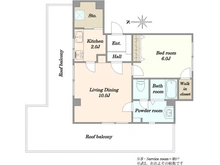 【東京都/千代田区平河町】平河マンション 間取り図