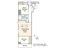【東京都/港区赤坂】サージュ赤坂 間取り図