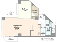 【東京都/港区赤坂】チュリス氷川坂 間取り図