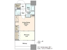 【東京都/中央区湊】シティタワー銀座東 間取り図